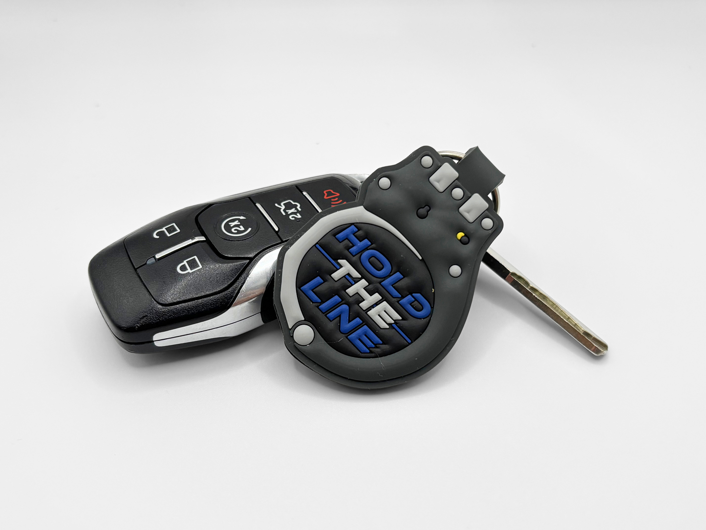 Law Enforcement Double-Sided PVC Keychain