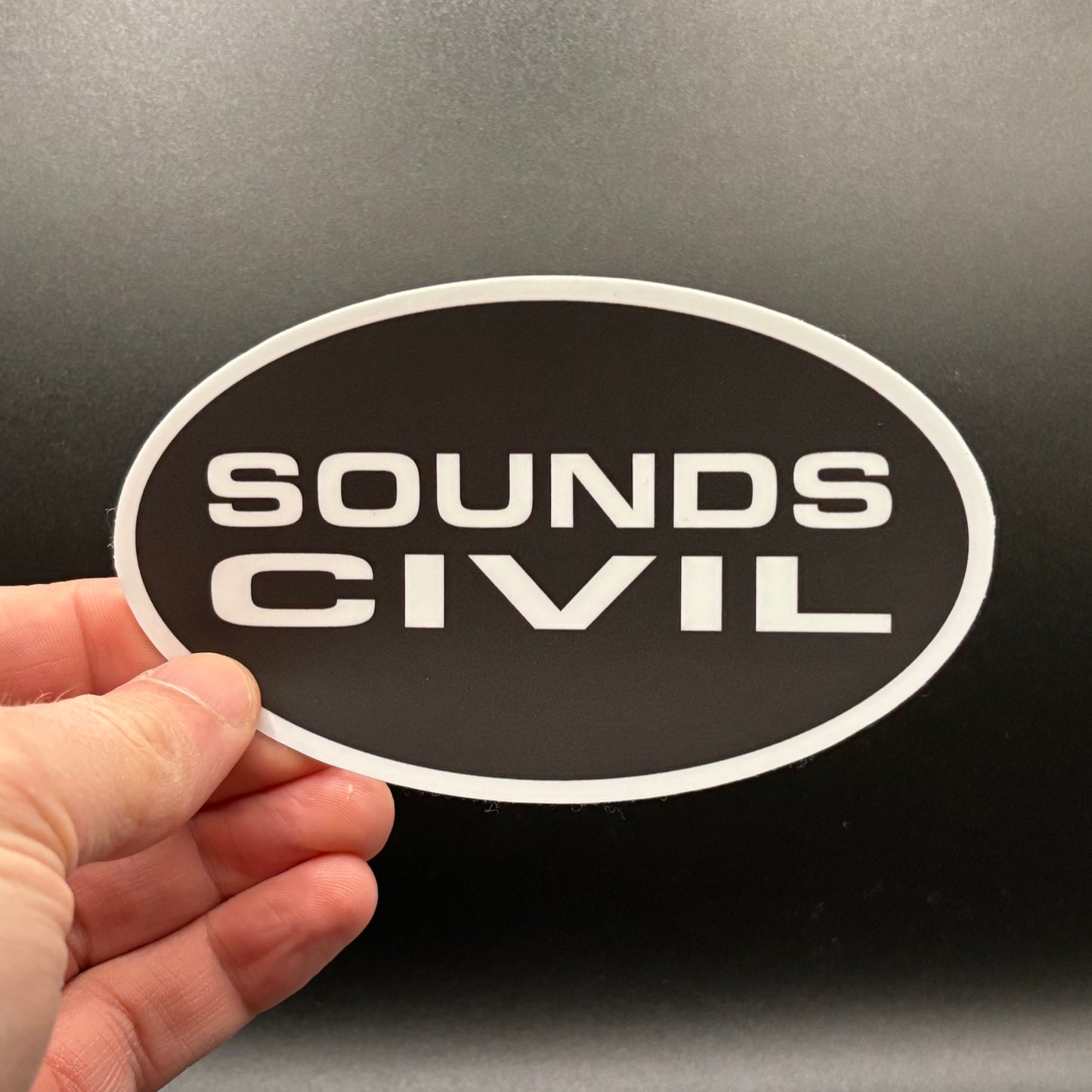 Sounds Civil Sticker