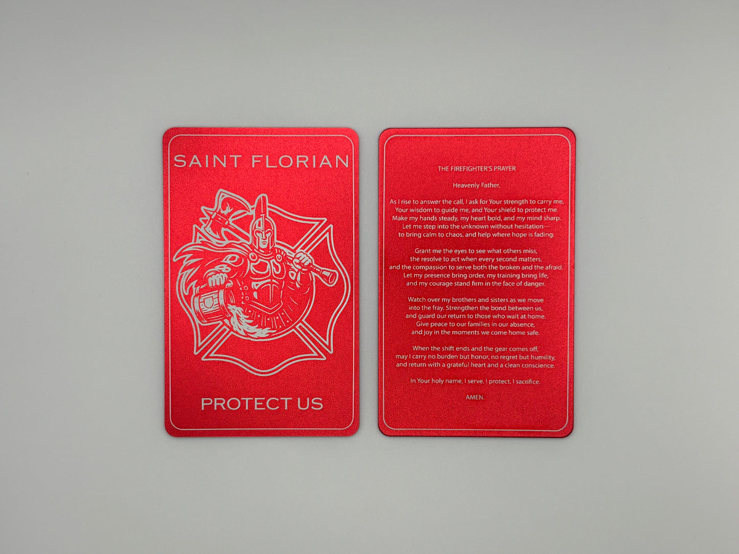 Firefighter’s Prayer Card