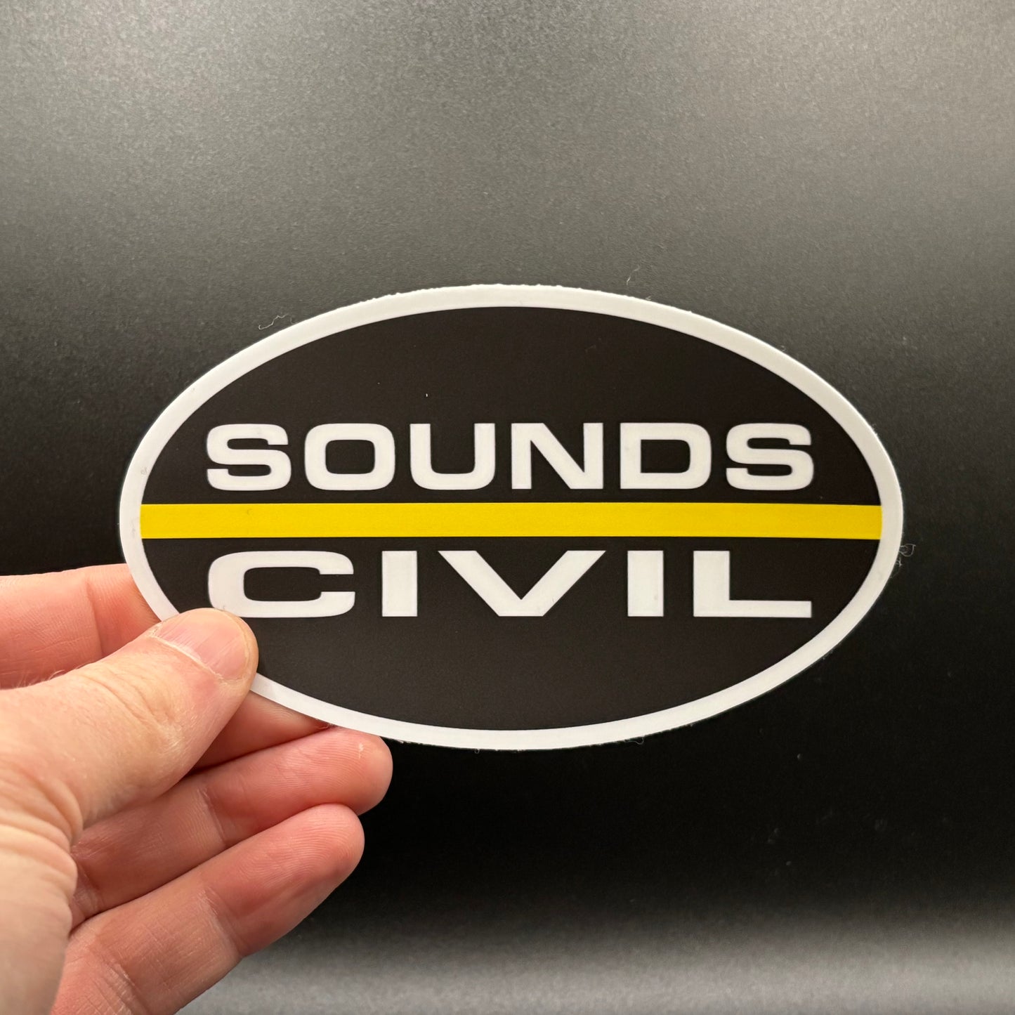 Sounds Civil Sticker