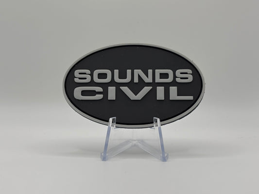 Sounds Civil PVC Patch