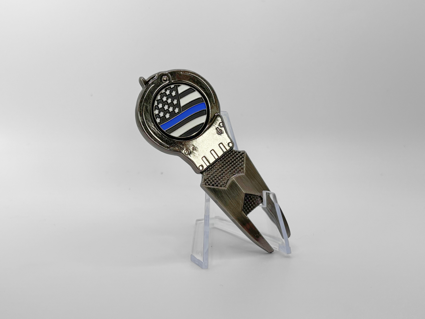 Law Enforcement Golf Divot Repair Tool and Ball Marker