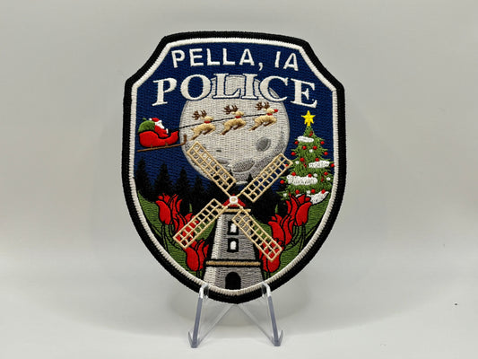 Pella, Iowa Police Department Christmas Patch