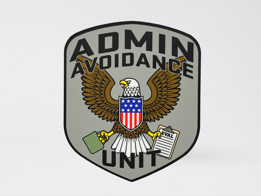 Admin Avoidance Unit Sticker