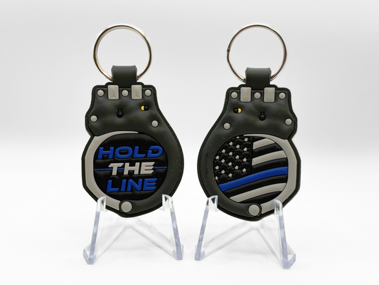 Law Enforcement Double-Sided PVC Keychain