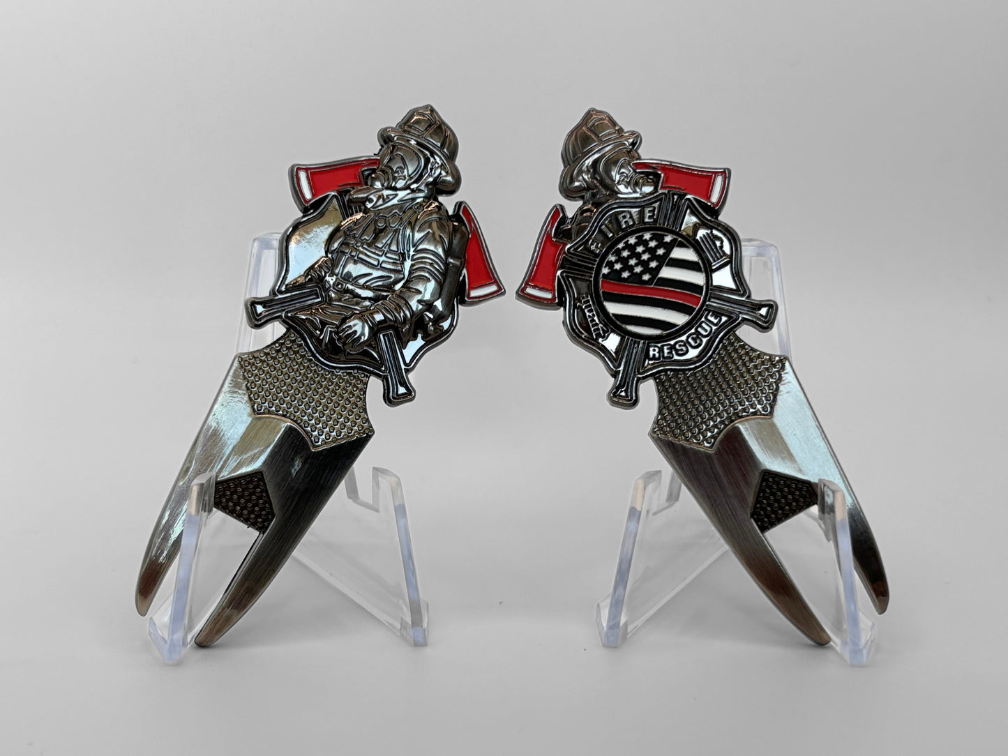 Firefighter Golf Divot Repair Tool and Ball Marker