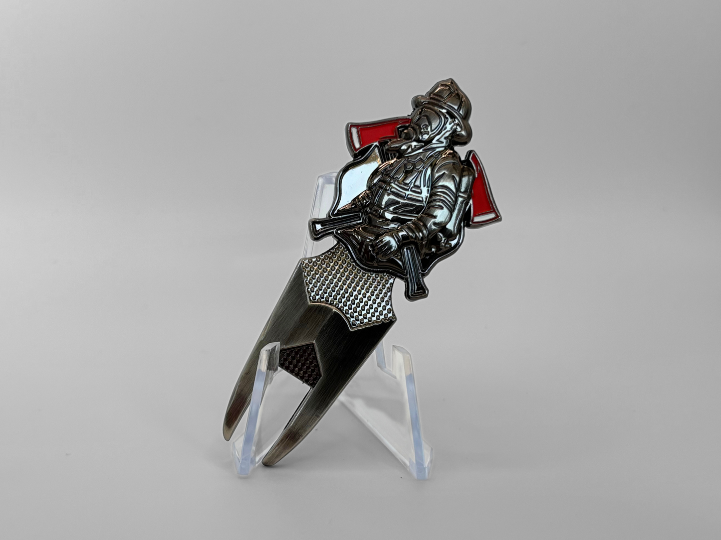 Firefighter Golf Divot Repair Tool and Ball Marker